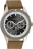 Oozoo Timepieces Herren Uhr - Armbanduhr Herren mit Lederarmband - Analog Herrenuhr in rund C10800