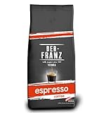 Der-Franz Espresso Kaffee, ganze Bohne, 1000 g