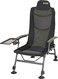 Anaconda Unisex – Erwachsene Moon Breaker Carp Chair (Karpfenstuhl/Campingstuhl), Schwarz-Grau-Grün, Sitzfläche: ca. 54 x 53