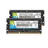 8GB(2x4GB) DDR3 Ram 1600MHz PC3L-12800S SODIMM DDR3/DDR3L 1.35V/1.5V Non-ECC 204 Pin Memory Upgrade Module Laptop Notebook Arbeitsspeicher Kit Schw