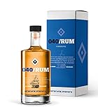 040 Rum mit hochwertiger Geschenkverpackung | 500ml Einzelflasche | 40% vol | Karibischer Rum des Hamburger SV | hochwertiger Rum | Geschenkidee für echte HSV F