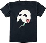 80 90 Tennessee The Phantom of Opera Printed T-Shirt Made in a Me11804 Colour34 Black(Medium)