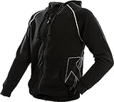 Job Hoodie-Sweatjacke DACHDECKER mit Zunft-Emblem schwarz 5898 (L)