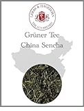 Lerbs & Hagedorn, Grüner Tee China Sencha | Extrem Leicht Und Mild Leicht Liebliche Note 1kg (ca. 81 Liter) Grün-Gelbe T