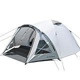 EchoSmile 4 Personen Camping Zelt 3-4 Saison Wasserdichtes 5000mm Zelt Kuppelzelt mit Vorzelt leichtes Wanderzelt Outdoor iglu Zelt F