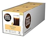 NESCAFÉ Dolce Gusto Grande Mild 48 Kaffeekapseln (100% Arabica Bohnen, Mildes Aroma und feine Crema, Aromaversiegelte Kapseln), 3er Pack (3x16 Kapseln)