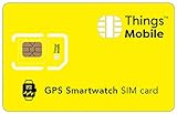SIM-Karte für SMARTWATCH für GPS Tracker - Things Mobile - mit weltweiter Netzabdeckung und Mehrfachanbieternetz GSM/2G/3G/4G. Ohne Fixkosten und ohne Verfallsdatum. 60 € Guthaben ink