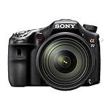 Sony SLT-A77VQ SLR-Digitalkamera (24 Megapixel, 7,6 cm (3 Zoll) Display, bildstabilisiert) Kit inkl. SAL 16-50mm DT F2.8 SSM Objektiv schw