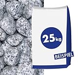 Granit-Gletscherkies Grau 40-60 mm 25 kg