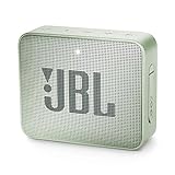 JBL GO 2 kleine Musikbox in Mint – Wasserfester, portabler Bluetooth-Lautsprecher mit Freisprechfunktion – Bis zu 5 Stunden Musikgenuss mit nur einer Akku-Ladung