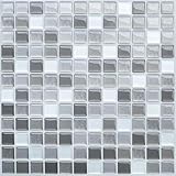 HyFanStr 3D Fliesenaufkleber Küche, Selbstklebende 3D Mosaik Fliesenaufkleber Bad Wasserdicht Fliesendekor Aufkleber 23.6X23.6cm G