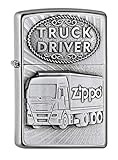 Zippo 2005895 Truck Driver Feuerzeug, Satin Chrome, One S