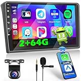 Inefala Android 13 2G/64G Autoradio GPS Navi für FIAT Ducato 3/Peugeot Boxer 2/Citroen Jumper 2 2011-2022 Radio Wireless Carplay Android Auto, 9' Touchscreen, GPS, WiFi, BT, USB, FM RDS, EQ, MIC, CAM