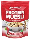 IronMaxx Protein Müsli - Schokolade 2kg Beutel | Veganes High Protein Müsli laktosefrei | Reduzierter Zuckergehalt & Low Carb