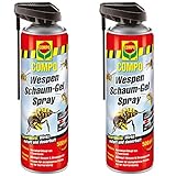 COMPO Wespen Schaum-Gel Spray 1 Liter Vorteilspack (2x500ml)