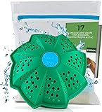 PandaBaw® Öko Waschball [NOTE: SEHR GUT] inkl. gratis Wäschenetz - Waschen ohne Waschmittel - Waschkugel für Waschmaschine - Bio Waschmittel Allergiker - Nachhaltige Produkte - 3in1 S