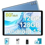 SEBBE Tablet 10 Zoll Android 13 Tablet PC Octa-Core 2.0 GHz 12GB RAM + 128GB ROM (1TB TF) Octa-Core 2.0 GHz, Google GMS | Bluetooth 5.0 | 5G WLAN | 6000mAh | 1280 * 800 | 5MP+8MP, Tablet B