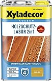 Xyladecor Holzschutz-Lasur 2 in 1, 4 Liter Eiche-H