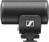Sennheiser Professional MKE 200 Direktionales Kamera-Direktmikrofon mit 3,5 mm-TRS- und TRRS-Anschlüssen für DSLR, Kompaktkameras und Mobilgeräte, 508897, Schw