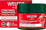 WELEDA Bio Straffende Tagespflege - Naturkosmetik Natural Anti Aging Gesichtscreme mit Granatapfelsamenöl & Maca-Peptiden. Feuchtigkeitscreme mindert Falten & erhöht Elastizität / Spannkraft (1x 40ml)