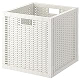 BRANÄS Aufbewahrungsbox Korb Regal mit Griffen Regal Organizer Weiß 32x34x32