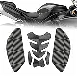 Wivplex Motorrad-Kraftstofftank-Pads-Aufkleber, kompatibel mit YA-MA-HA YZF-R1 2009 2010 2011 2012 2013 2014, Seitenaufkleber, Gas-Kniegriffschutz, Traktionspads, Zubehör Motorrad Anti-Rutsch-Tankp