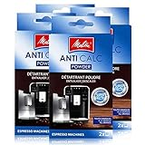 Melitta Anticalc Espresso Machines Entkalker Pulver 2x40g (4er Pack)