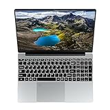 KUU 15,6 Zoll Laptop, Notebook 16GB DDR4 RAM 512GB SSD Windows 11 Pro Intel Celeron Laptop, Full-Size-Hintergrundbeleuchtung, Zwei Lautsprecher/Mini-HDMI/USB3.0/4500