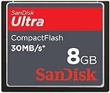 Sandisk 8GB Ultra CF Flash-Speicher 8GB CompactFlash – Flash-Speicher (8GB, CompactFlash, 30MB/s, schwarz)