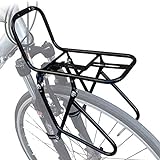 Fahrrad Gepäckträger vorne 15kg Kapazität Gepäckträger 2 Installationsmethoden mit Befestigungsvorrichtung für Scheibenbremse/V-Bremse Mountainbik