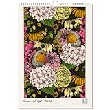 artboxONE Kalender 2024 Blumen und Vögel Wandkalender A3 2024 F