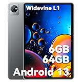 Blackview Tab 30 WiFi 2024 Neueste 10 Zoll Tablet mit Schutzhülle Android 13 mit 6(2+4) GB RAM 64GB ROM TF 1TB,Widevine L1 FHD+ IPS WiFi 6 Tablets Bluetooth 5.0,Google GMS, GPS,Typ-C