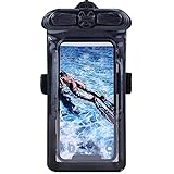 Vaxson Hülle Schwarz, kompatibel mit Samsung Galaxy S5 Neo, wasserdichte Tasche Handyhülle Waterproof Pouch Case [Nicht Displayschutzfolie Schutzfolie ] N