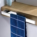 Kegii Handtuchhalter ohne Bohren - Selbstklebend Badetuchhalter Edelstahl Spiegel Poliert Handtuchstange für Badezimmer, 39