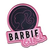 Comercial Mercera Barbie © Girl - Aufnäher, Bügelbild, Aufbügler, Applikationen, Patches, Flicken, zum aufbügeln, Größe: 7 x 6,6