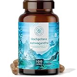 ASHWAGANDHA Kapseln - Hochpotenz Ashwagandha Extrakt mit 7% Withanolide - 100 vegane Kap