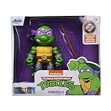 Jada Toys Teenage Mutant Ninja Turtles 4' Donatello Die-cast Figure, Toys for Kids and Adults, Purp