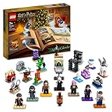 LEGO 76404 Harry Potter Adventskalender 2022 mit Brettspiel, 7 Minifiguren, Film-Szenen und Spielzeug Zubehör, magisches frühes Geschenk für W
