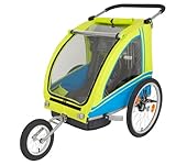 Kranich 65931L Blue Bird Kinderanhänger türkis/gelb 20 Z