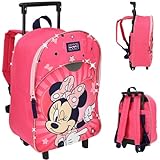 Kinder - Reiseartikel & Taschen - Verschiedene Artikel frei wählbar - 2 in 1 - Kinder Trolley & Rucksack - Disney - Minnie Mouse - wasserabweisend & b