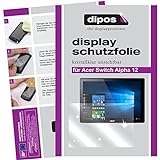dipos I 2X Schutzfolie klar kompatibel mit Acer Switch Alpha 12 Folie Display