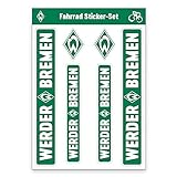 SV Werder Bremen Fahrradaufkleber „W