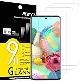 NEW'C 2 Stück für Samsung Galaxy A71, Note 10 Lite für Panzerglas, Frei von Kratzern, 9H Härte, HD Displayschutzfolie, 0.33mm Ultra-klar, Ultrabeständig