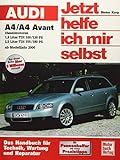 Audi A4 / A4 Avant ab Modelljahr 2000: Dieselmotoren // Repron der 1. Auflage 2002: Diesel-Motoren 1,9 l TDI (100/130 PS); 2,5 l TDI (155/180 PS) (Jetzt helfe ich mir selbst)