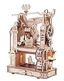 ROKR 3D Puzzle Holz Holzpuzzle Erwachsene 3D, Klassische Druckmaschine Holzmodelle Bausätze, Mechanische Getriebe, Classic Printing