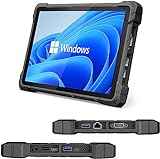 HEIGAOLAPC Outdoor Tablet Windows 10,10.1 inch Rugged Tablet PC 16000mAh Akku,8GB RAM 128GB ROM(Expandable),FHD+,Fingerabdruck,IP68 Waterproof, SIM 4G LTE, WiFi,GPS,USB3.0,HDMI,OTG