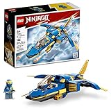 LEGO NINJAGO Jay's Lightning Jet EVO 71784, Aufrüstbares Spielzeugflugzeug, Ninja Flugzeug-Bauset, Sammlerstück, Geburtstagsgeschenkidee für Kinder, Jungen und Mädchen ab 7 J