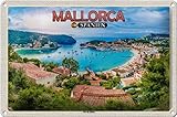 Blechschild 30 x 20 cm Mallorca Spanien Motiv: Port de Sller - DekoNo7