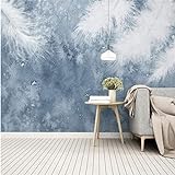 XLMING Tapete Wohnzimmer Schlafzimmer Handbemalt S Kleine Frische Skandinavische Wanddekoration-400cm×280