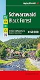 Schwarzwald, Straßen- und Freizeitkarte 1:150.000, freytag & berndt: Mit Infos, Top Tips (freytag & berndt Auto + Freizeitkarten)